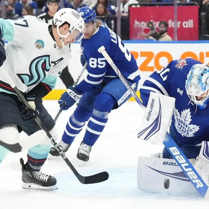 Rookie goaltender Joseph Woll making crease case with Toronto Maple Leafs